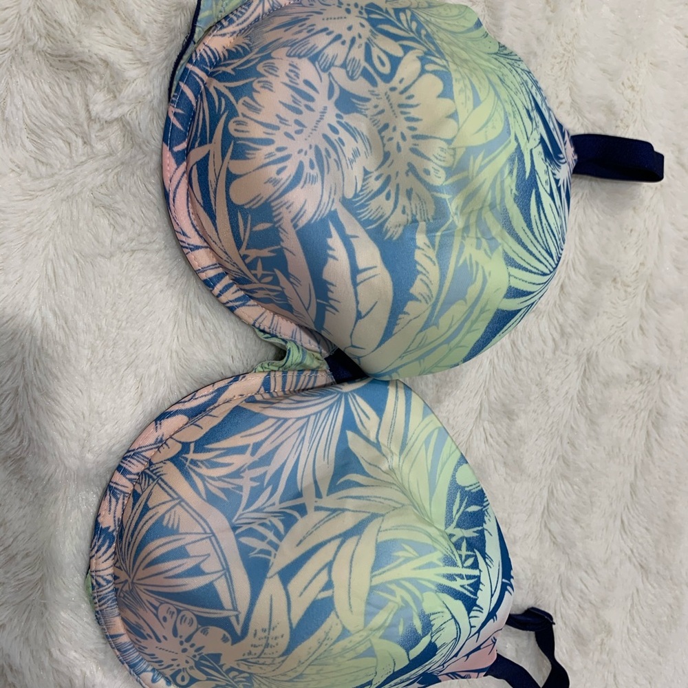 Printed fully supportive bra